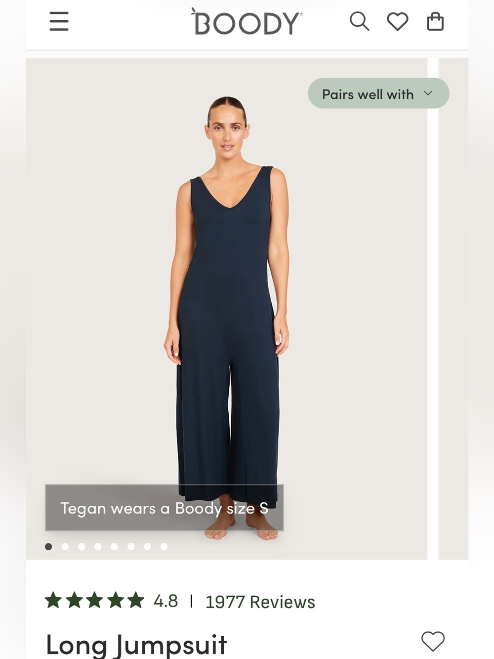 BOODY - Navy Jumpsuit